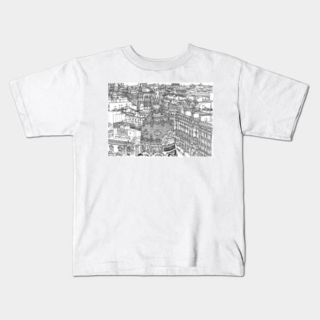 Madrid Kids T-Shirt by valery in the gallery